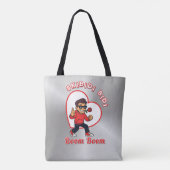 Skibidi Bidi Boom Boom Valentine Meme - Cartoon トートバッグ (裏面)