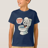 Skibidi Bop Yes Yes Funny Skibidi Toilet Tシャツ (正面)