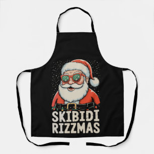 Skibidi Rizzmas サンタ Rizz クリスマス Xmas ホリデー エプロン