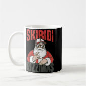 Skibidi Rizzmas 6 7 Christmas Santa Claus Six Seve コーヒーマグカップ (左)