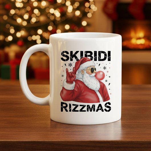Skibidi Rizzmas Santa Claus Funny Christmas コーヒーマグカップ