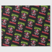 Skibidi Rizzmas Santa on his Skate ラッピングペーパー (フラット)