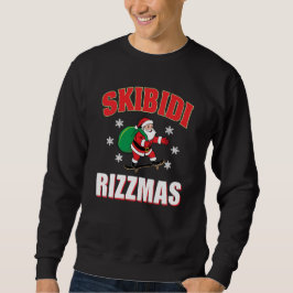 Skibidi Rizzmas Skater Santa Claus Meme スウェットシャツ