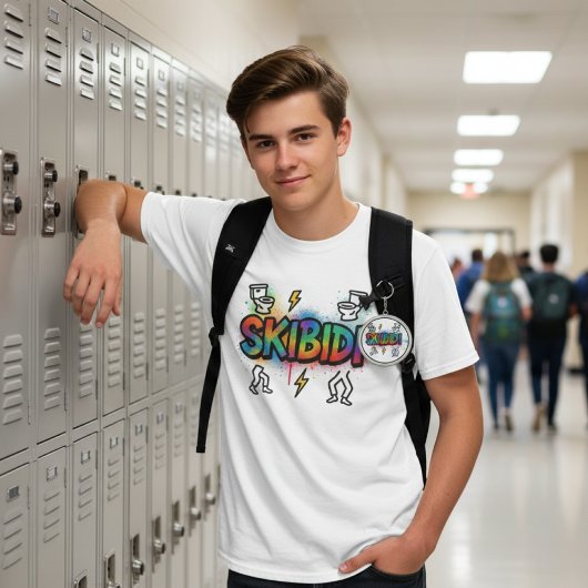 Skibidi Toilet Yes Yes Crew Tシャツ