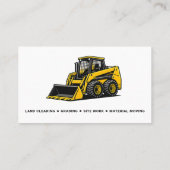 Skid Steer Construction Company 名刺 (裏面)