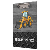 Skid Steer Construction Logo clipboard クリップボード (左)