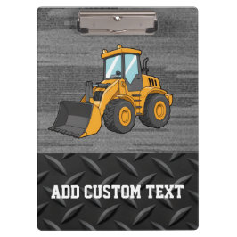 Skid Steer Construction Logo clipboard クリップボード