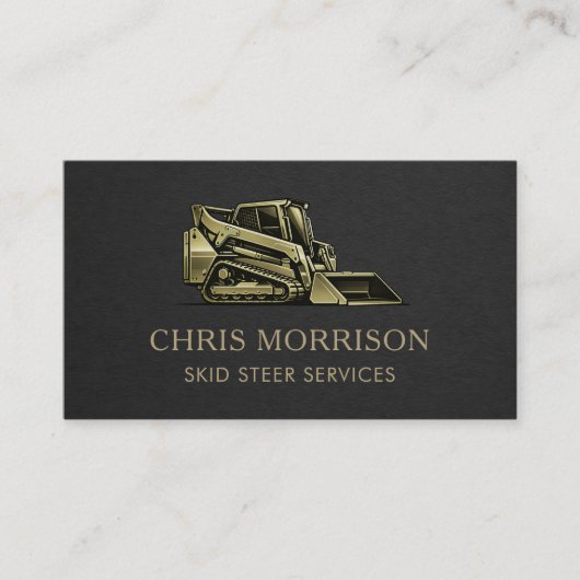 Skid Steer Contractor Services 名刺 (正面)