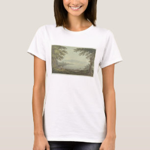 SkiddawおよびDerwent水(w/cのペン及びインク Tシャツ