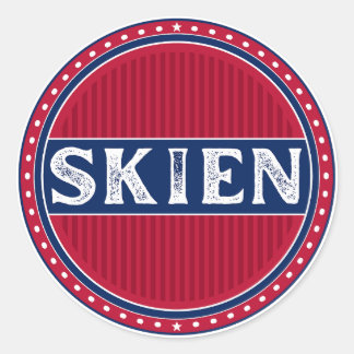 Skien City Pride Emblem – Norwegian Identity ラウンドシール