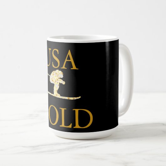 Skier コーヒーマグカップ (正面右)