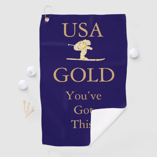 Skier ゴルフタオル (インサイチュ)