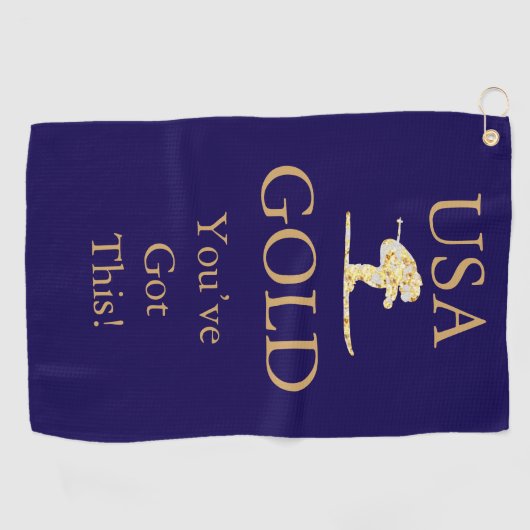 Skier ゴルフタオル (横)