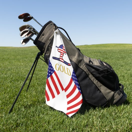 SKIER ゴルフタオル (グリーン)