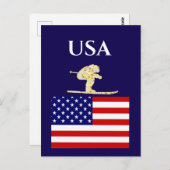 SKIER ポストカード (正面/裏面)