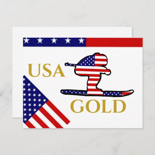 SKIER ポストカード (正面/裏面)