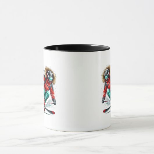 Skier  マグカップ (中央)