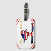 SKIER ラゲッジタグ (正面縦)