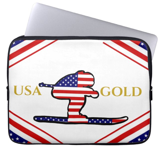 SKIER ラップトップスリーブ (正面)