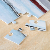 SKIER ART ジグソーパズル (側面)