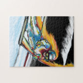 SKIER ART ジグソーパズル (横)