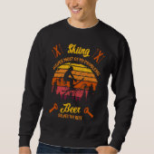 Skiers  Skiing  solves most of my Problems  Beer t スウェットシャツ (正面)