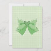 [SKII] Green Magical Girl Birthday Invitation 招待状 (裏面)