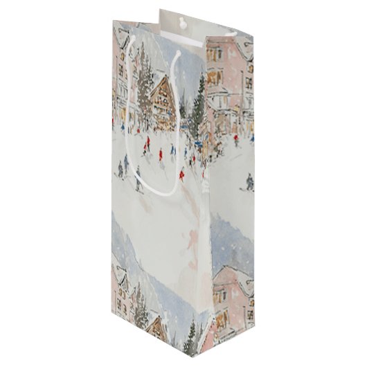 skiiers 2 ワインギフトバッグ (正面アングル)