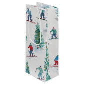 skiiers 3 ワインギフトバッグ (正面アングル)