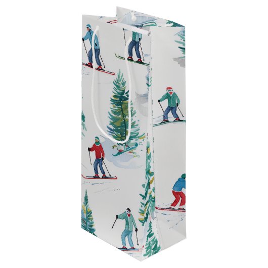 skiiers 3 ワインギフトバッグ (正面アングル)
