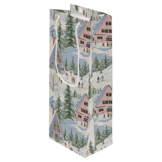 skiiers 4 ワインギフトバッグ (正面アングル)