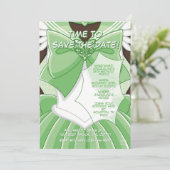 [SKIII] Green Magical Girl Birthday Invitation 招待状 (スタンド正面)