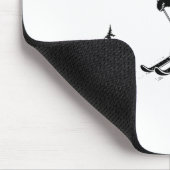 Skiing Bear, Funny Wintersports, Dad Ski Slope, Fu マウスパッド (コーナー)