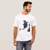 Skiing Bear, Funny Wintersports, Dad Ski Slope, Fu Tシャツ (正面フル)