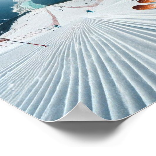 Skiing Bunny Adventure ポスター (角)