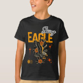 Skiing Eagle  Tシャツ (正面)