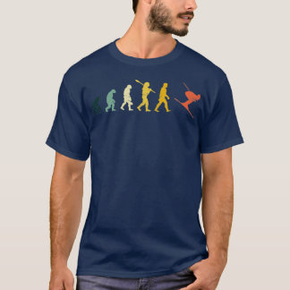 Skiing Evolution for Skiiers and Ski Lover Tシャツ