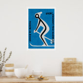 Skiing for Health - Matchbox Print - Czech Wall ポスター (キッチン)