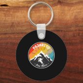 Skiing In Pajarito New Mexico  キーホルダー (正面)