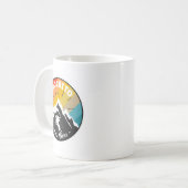 Skiing In Pajarito New Mexico  コーヒーマグカップ (正面左)