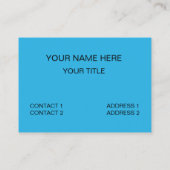 Skiing Just Flowing Ski Instructor 名刺 (裏面)