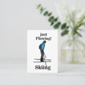 Skiing Just Flowing Ski Instructor 名刺 (スタンド正面)