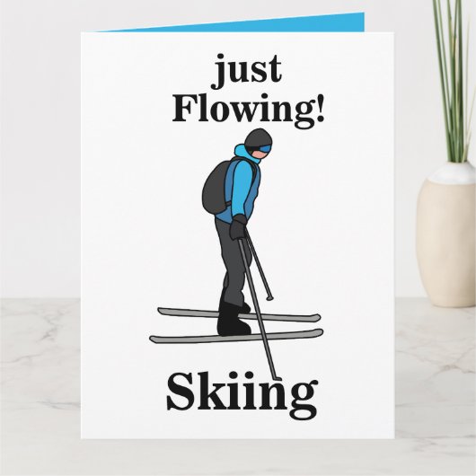 Skiing Just Flowing Skier カード (正面)