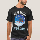 Skiing  Off The Slopes  Free Riding Tシャツ (正面)