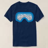 Skiing or Snowboard Goggle Tシャツ (デザイン正面)