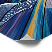 Skiing Poster ポスター (角)