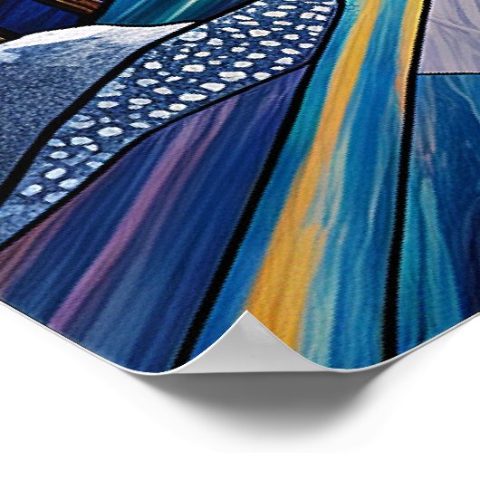 Skiing Poster ポスター (角)