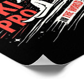 Skiing Professional Mountain Snow Sport ポスター (角)