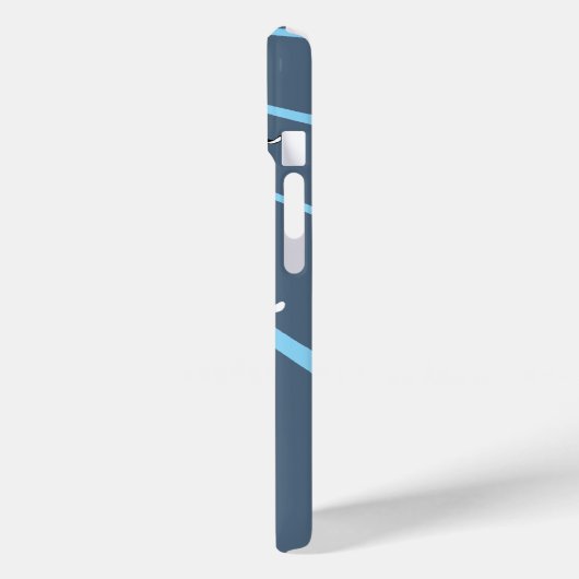 Skiing Ski Boot Blue iPhone Case Case-Mate iPhoneケース (裏面 / 左)