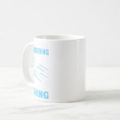 Skiing Skier - Ski Rider - Skiing コーヒーマグカップ (正面左)